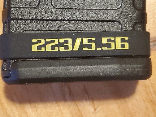 223/5.56 ID BAND IN BLACK/YELLOW  2 PACK