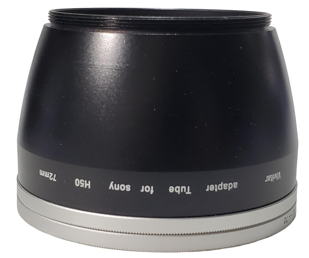 Vivitar Conversion Lens Adapter For Sony H50 Cameras