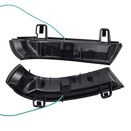 Dynamic LED Side Mirror Turn Signal Light Indicator blinker For VW Blue+Yellow