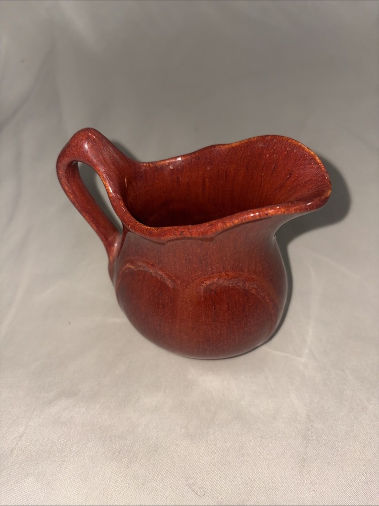 Vintage Red wear Clay Pitcher #C9