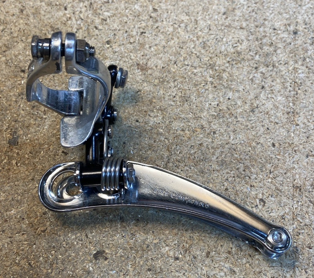 Excellent Mint Campagnolo 3-hole Front Super Record Derailleur