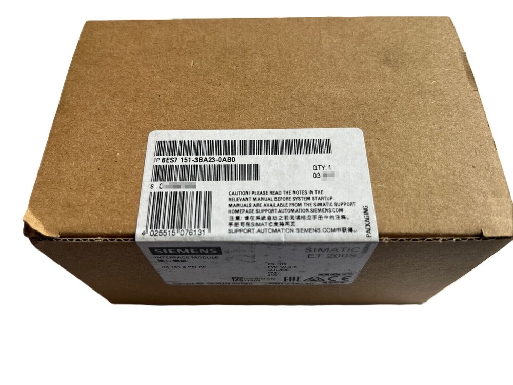 1PCS Siemens 6ES7151-3BA23-0AB0 PLC Unit