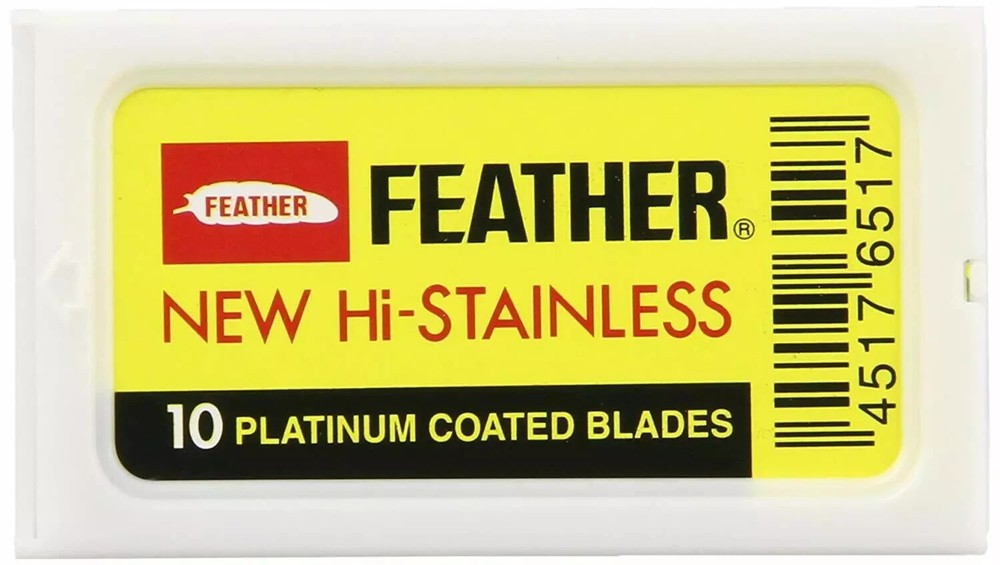 Feather Double Edge Safety Razor Blades 200 Count