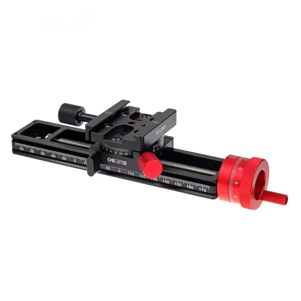 LS18R Macro Focusing Slide Rail Micrometer Type Scale Accuracy 0.04MM
