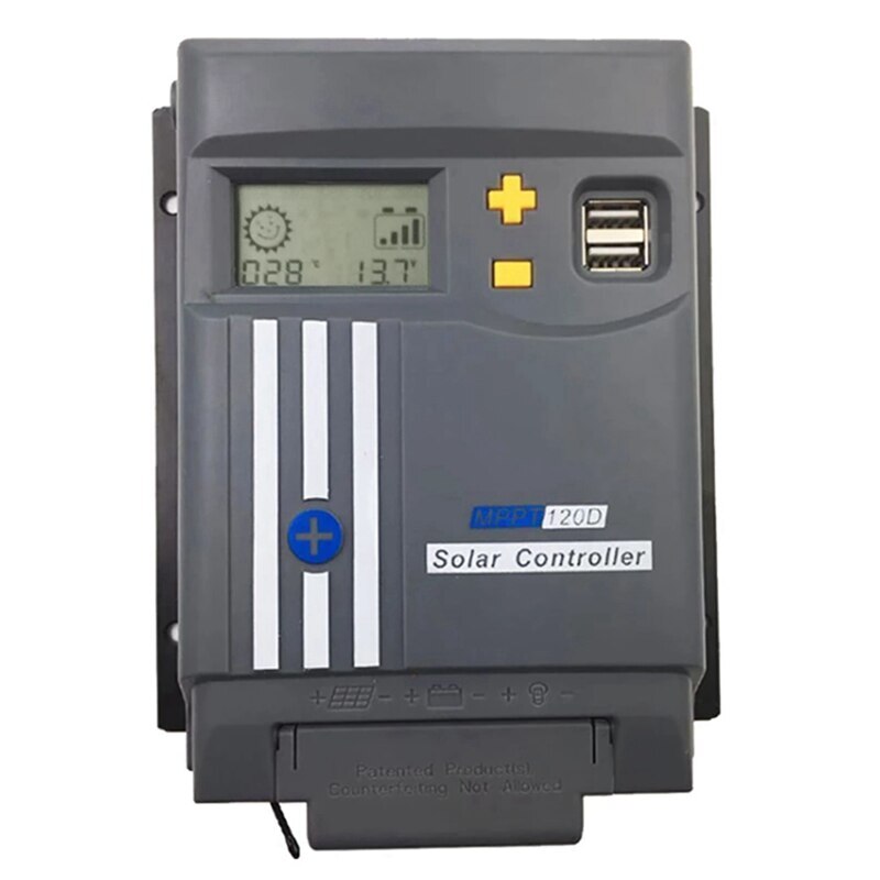 MPPT120D 20A MPPT Solar Charge Controller 12V/24V Solar Controller Tool