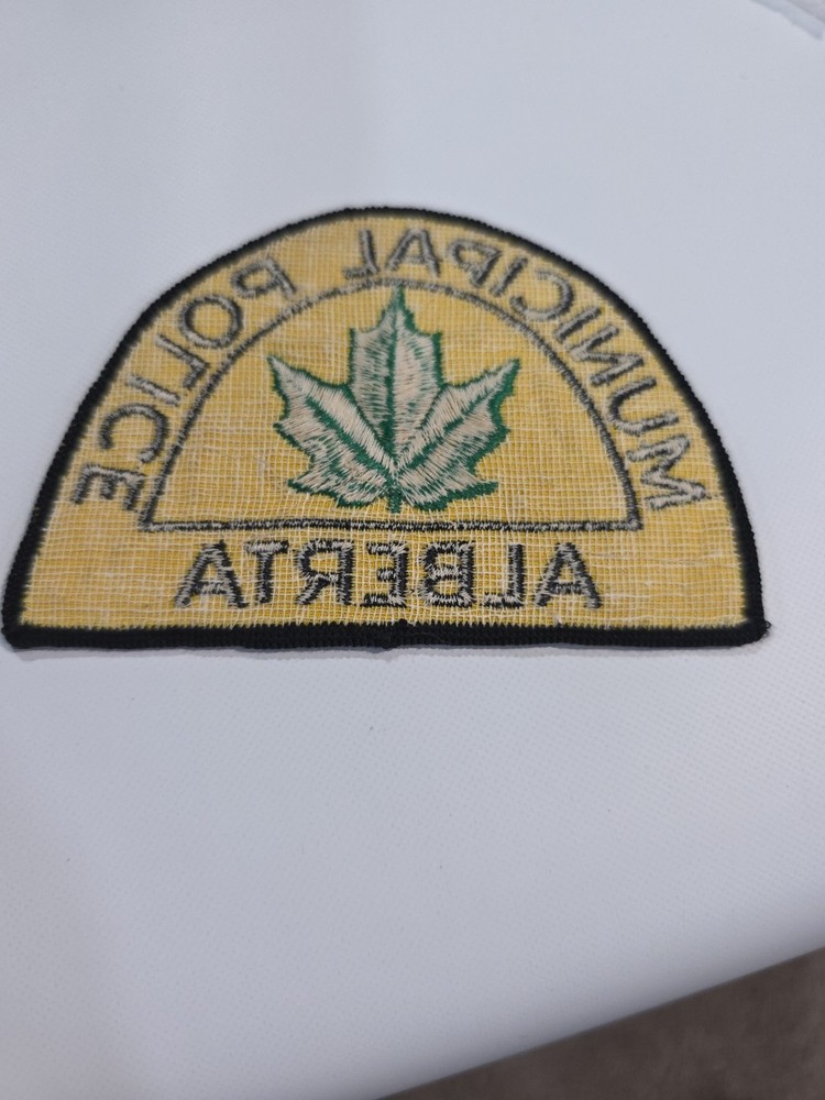 Alberta Municipal Police Shoulder Patch Obsolete