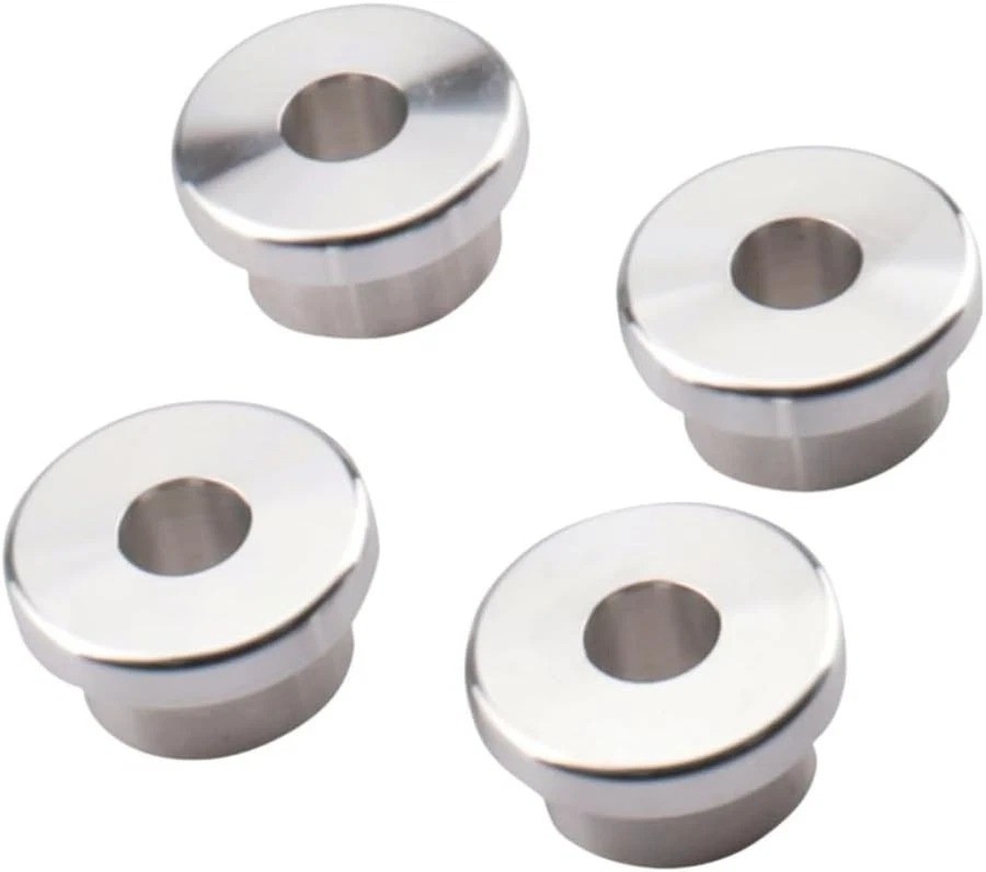 CNC Solid Billet Handlebar Riser Bushings Compatible With Softail Dyna Spor