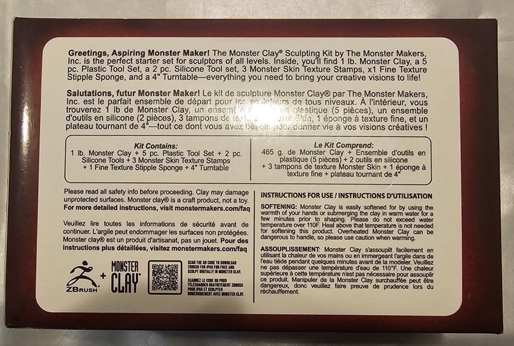 Monster Clay Sculpting Kit