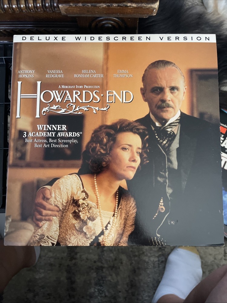 "Howards End" Widescreen Edition Laserdisc LD - Anthony Hopkins