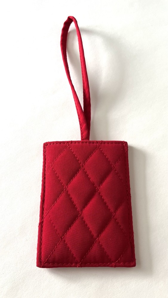 Vera Bradley Luggage Tag - Microfiber Red - Never used