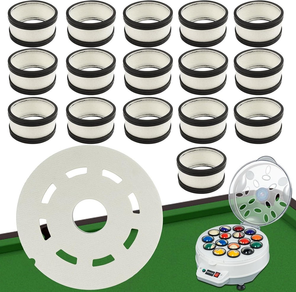Billiard Ball Cleaning Machine Wool Ring Pool Ball Cleaner Replacement