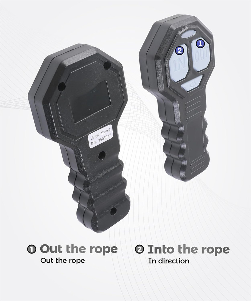 Winch Accessories,Car Accessories 5 Wire Winchs Controller,Towing Winch Remote C