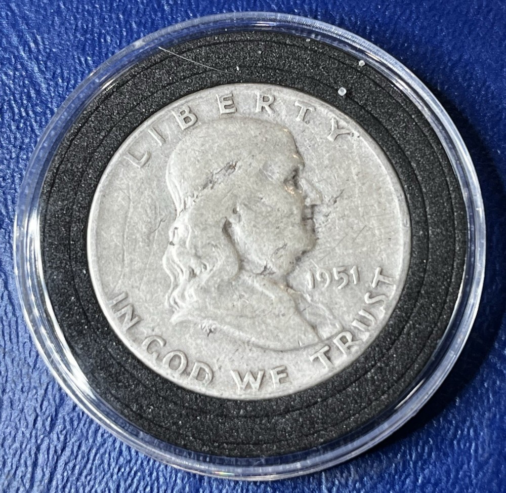 1951 BEN FRANKLIN HALF DOLLAR 90% SILVER