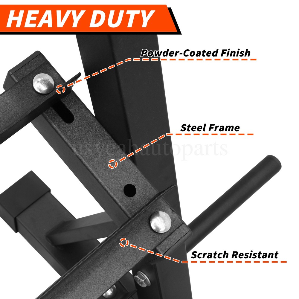 Dumbbell Rack 3 Tier Solid Steel Weight Rack Holder 660lbs Capacity Quick Rack