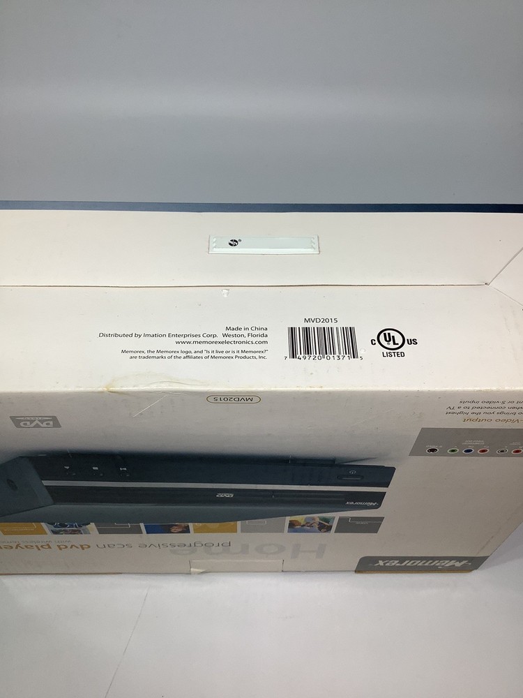Memorex Progressive Scan DVD Player Wireless Remote MVD2015 READ