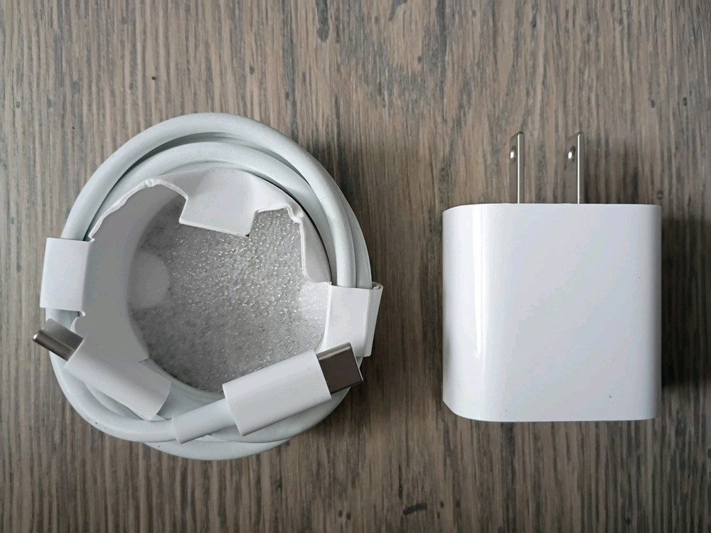 Genuine Apple - 20W USB-C Power Adapter and USB-C cable - New Items ( No Boxes )