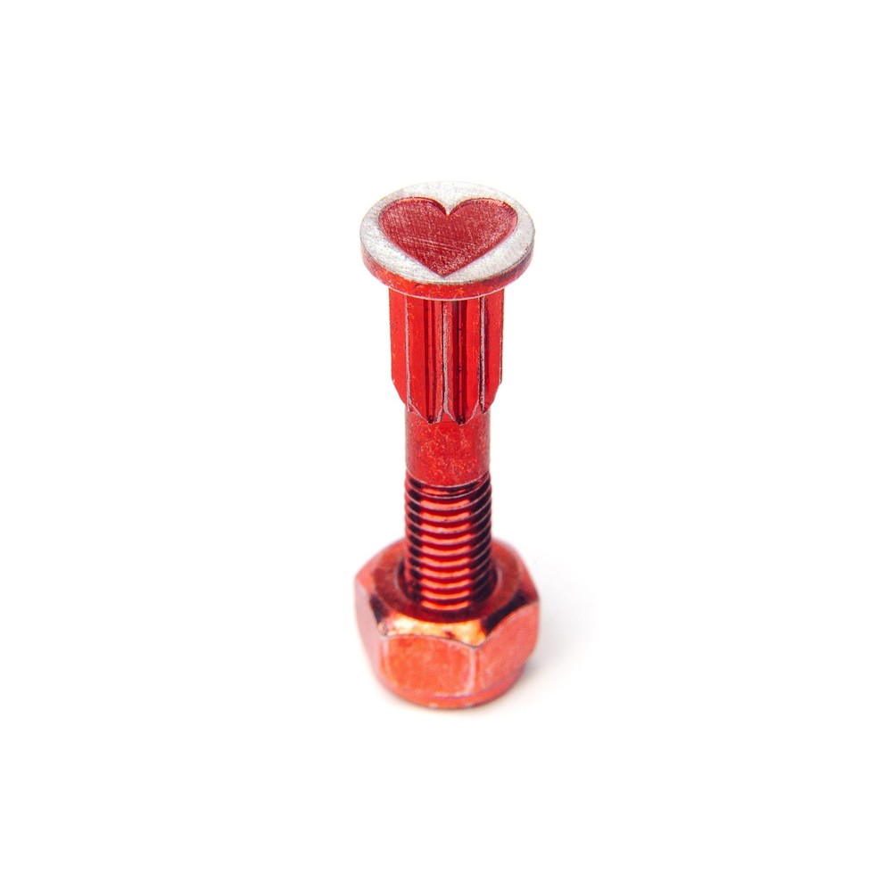 Screw City Hardware Heart Skateboard Hardware Set - 1"