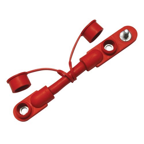 CABLE OVERMOLDED HARNESS 2/0 7in RED