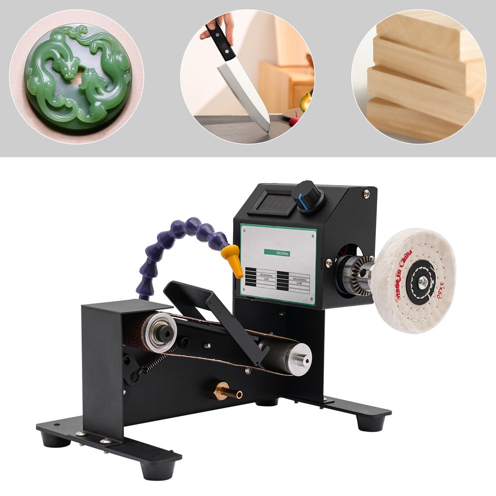 Desktop Mini Belt Sander Grinder Blade Sharpener Tool Table DIY Polishing Sander