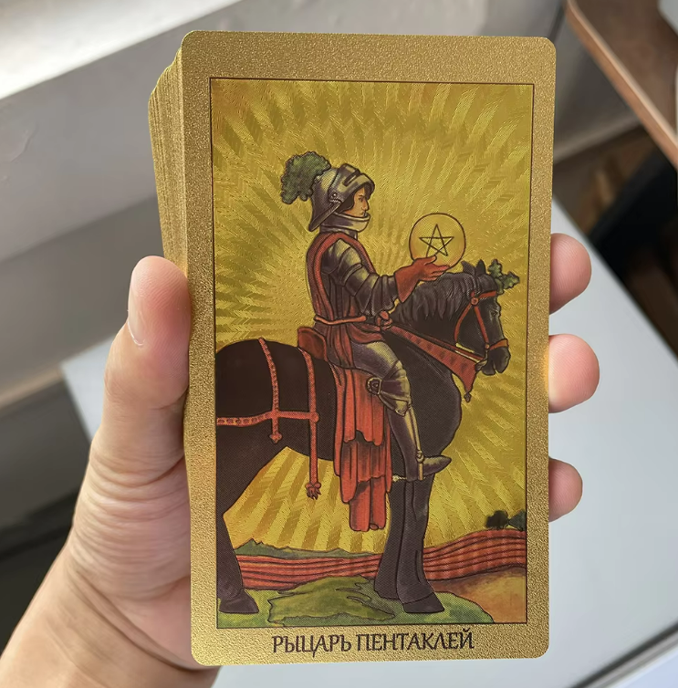 Карты Таро Russian version Gold Foil classic rider tarot cards deck Present Box