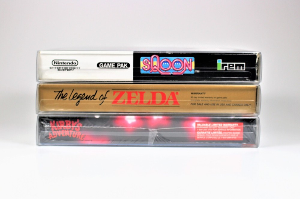 25 NES Box Protectors Clear Plastic Boxes Case for CIB Complete Sealed Protector