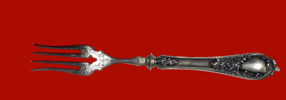 German 800 Silver Hollow Handle Fish Fork 13278
