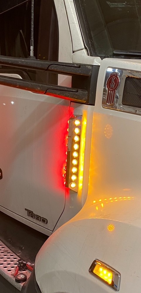 Universal UnderMirror Light Bars 18 Light Holes 3/4 inch per side BARS ONLY Pair