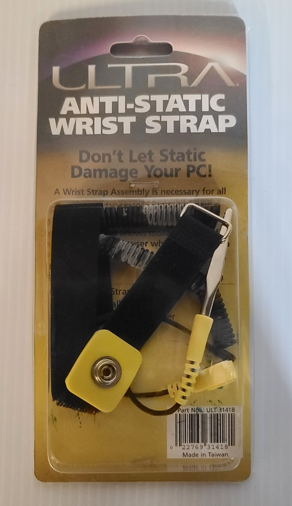 6' Long Anti Static Wrist Strap with Comfortable Fit - Protect Electronics