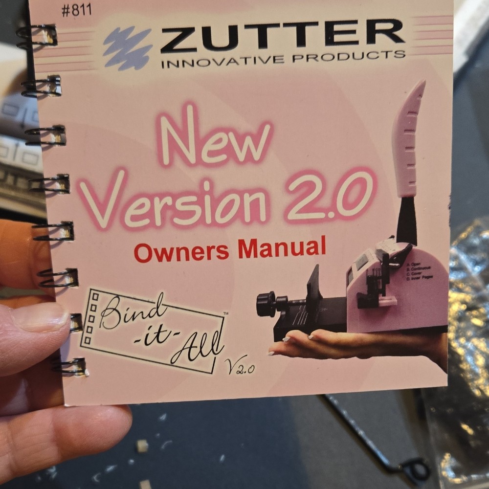Zutter Bind-it-All V2.0 Binding Machine with Accessories