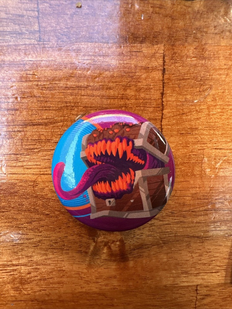 SDCC 2024 Hasbro Booth Exclusive Pin Mimic Treasure Chest Dungeons & Dragons