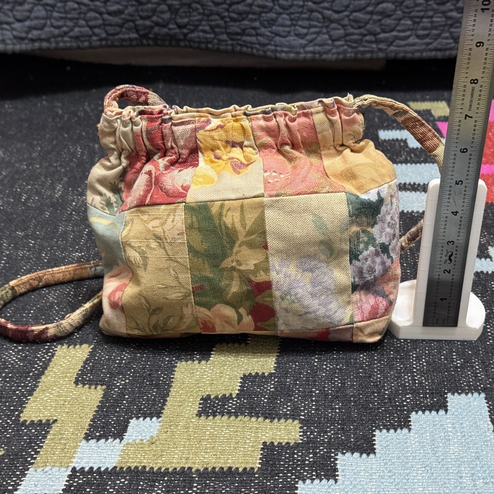 JeriBags Patchwork Floral Tapestry Project Knitting Bag