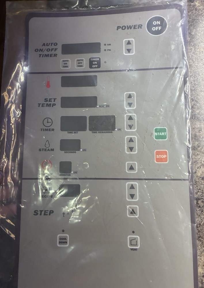 HOBART CONTOL PANEL 0V500 Oven Overlay