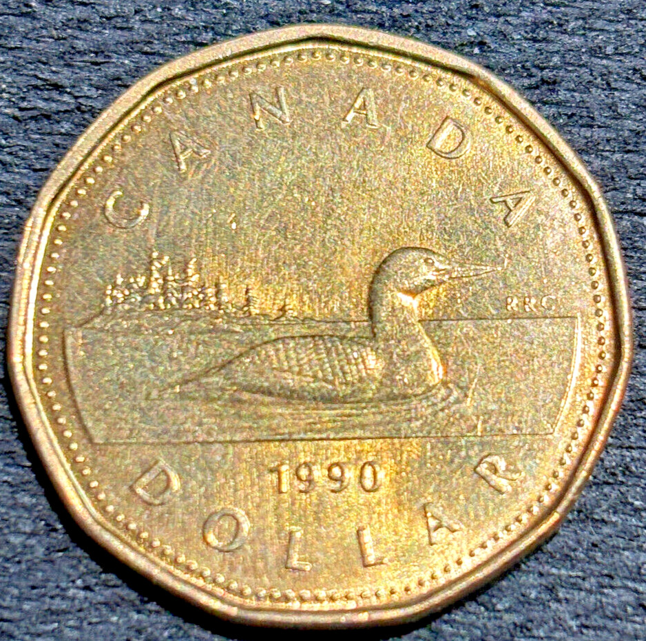 1990 Canada One Dollar BU Loonie