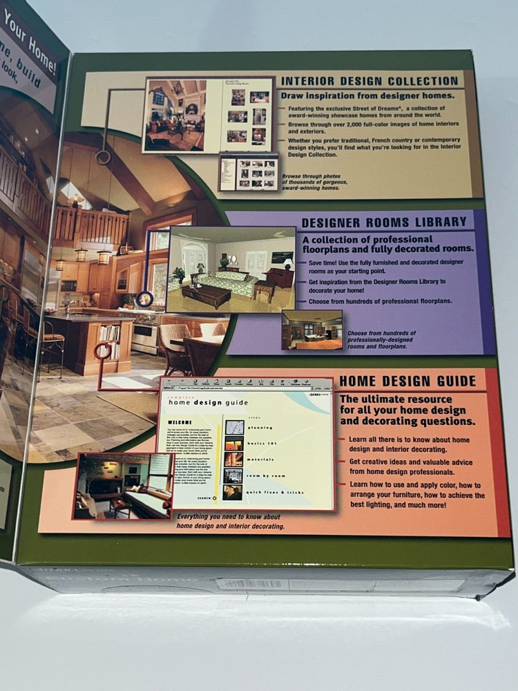 Sierra 3-D Custom Home Design, Architect, Decore & More, PC CD-ROM (SEALED)