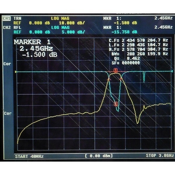 2.4G-2.5GHz RF Bandpass Filter SMA for WiFi Bluetooth Zigbee Anti-Interference