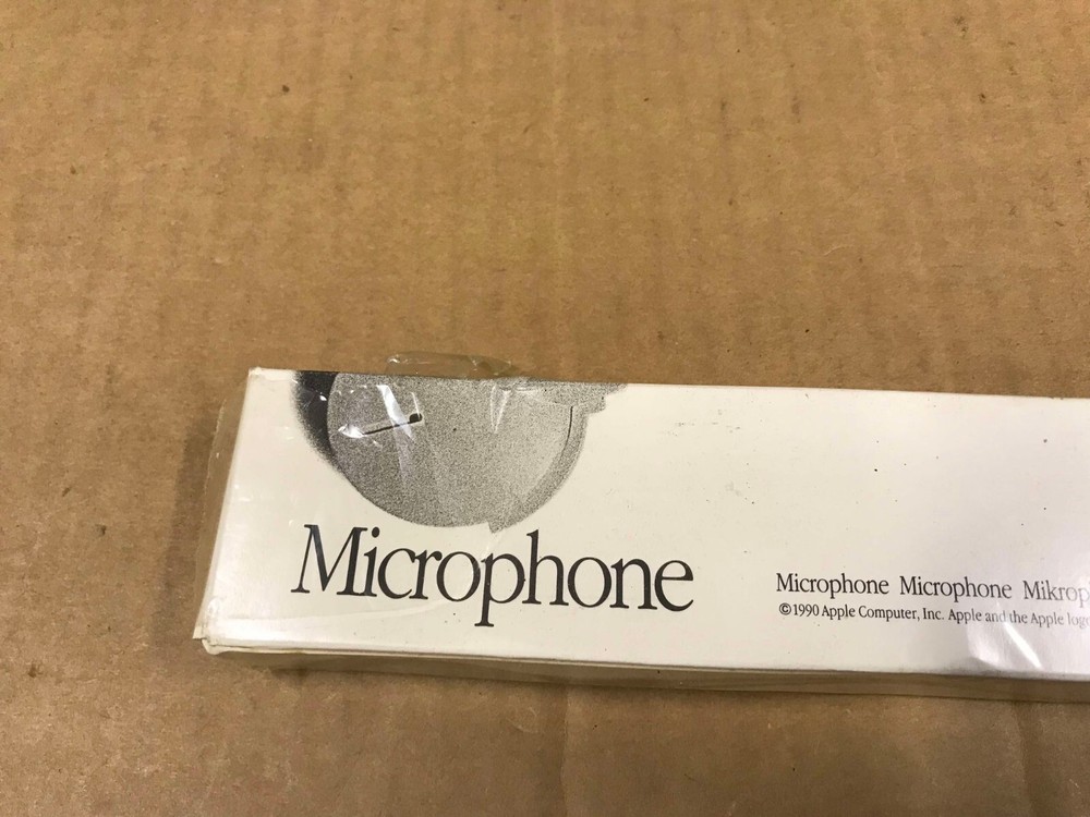 New Vintage 1990 Apple Computer Microphone