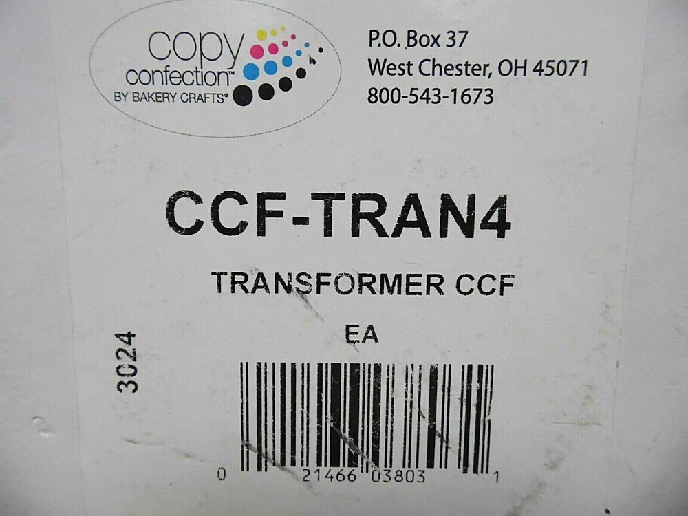 Copy Confection Cake Image Bakery Software TRANSFORMERS CCF-TRAN4 3024
