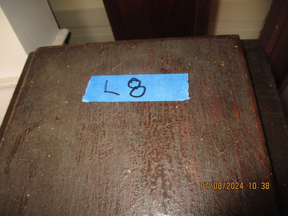 NEWEL POST STAINED 43 TALL WE SHIP!!!!!!