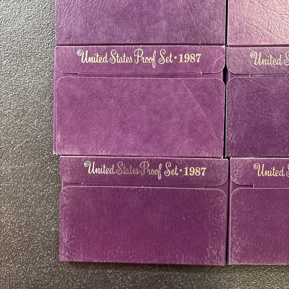 1987-S Clad Proof Sets LOT OF 10