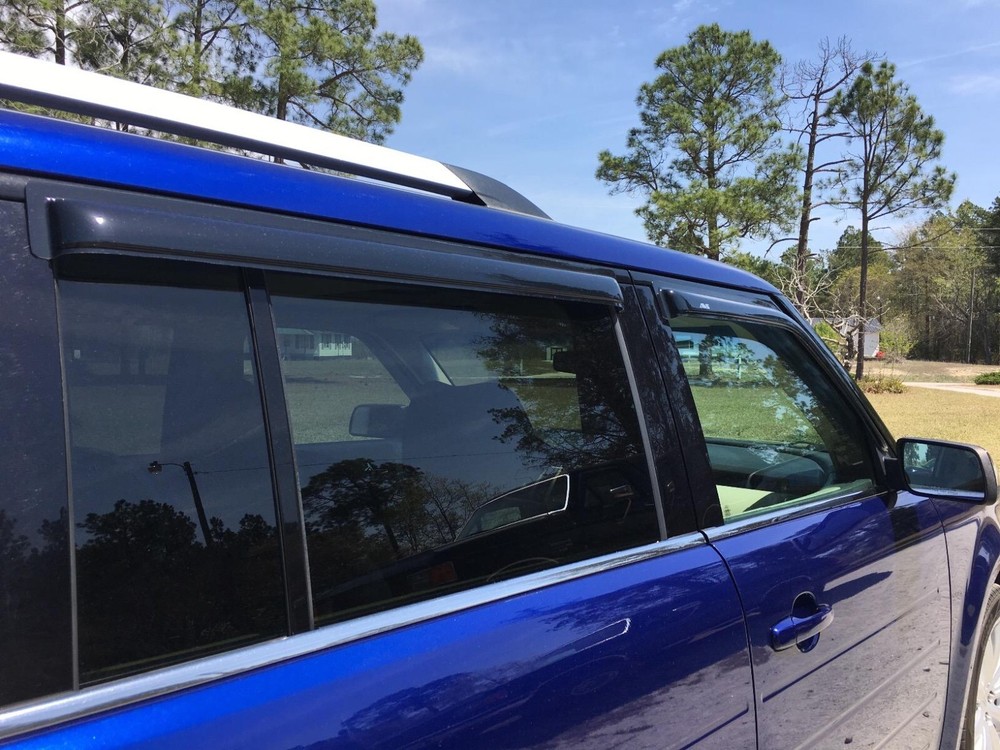 AVS Outside Mount Vent Visors Window Rain Guards For Ford Flex 2009-2019