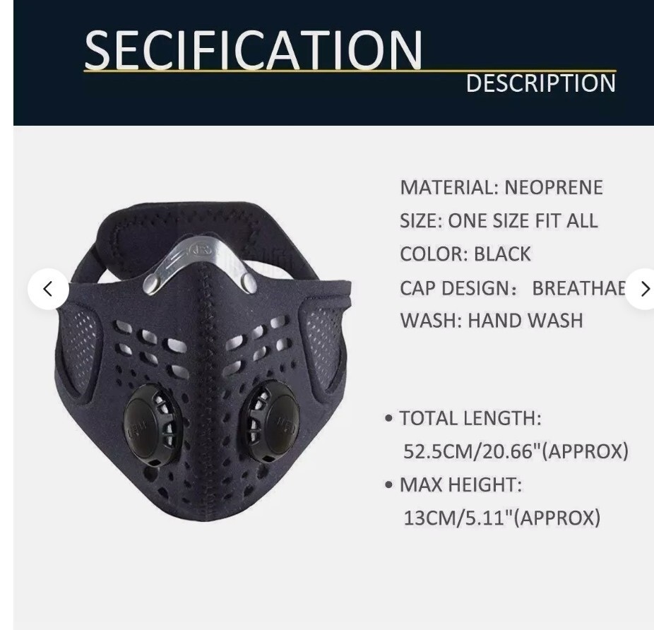 M plus Dust Mask Face Mask with Valve