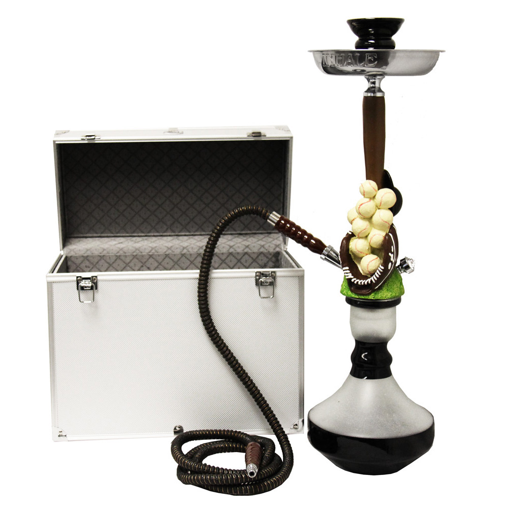 24'' Baseball Hookah in suitcase