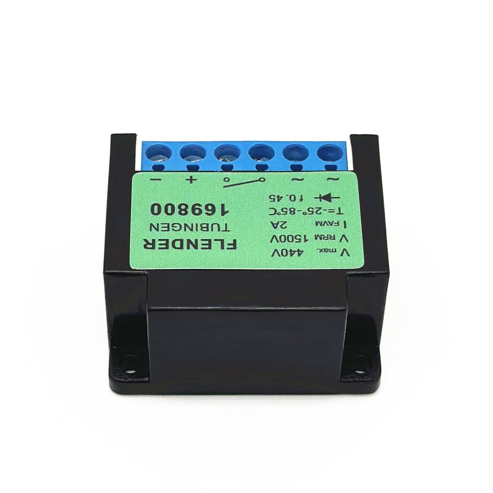 Replace FLENDER 169800 brake rectifier module VMAX 440V VRRM 1500V 2A