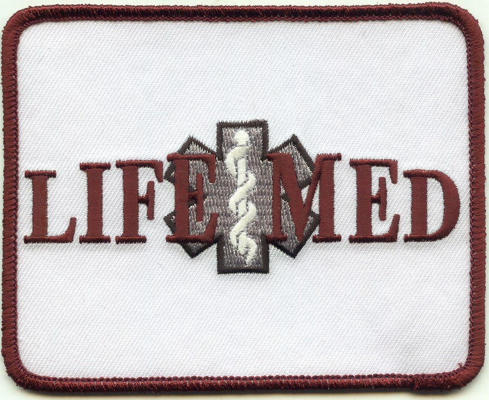 LIFE MED MEDIC EMS fire PATCH