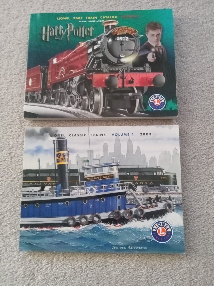 Lionel Train Catalogs, 2003 and 2007