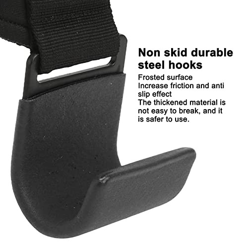 Weight Lifting Hooks, Pull Up Grips Wrist Protection Strength Training Black