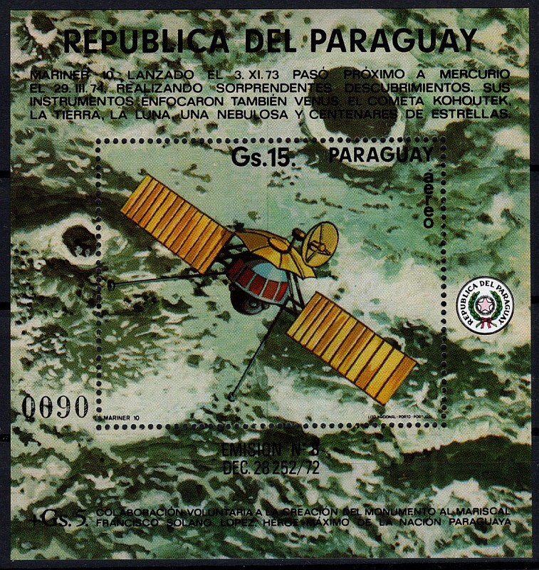 **PARAGUAY - SPACE  - MNH - A05