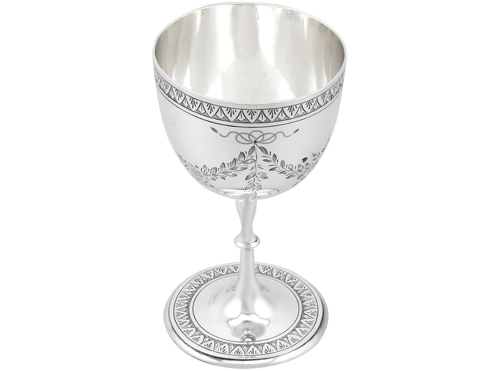Antique Victorian Sterling Silver Goblet (1867)