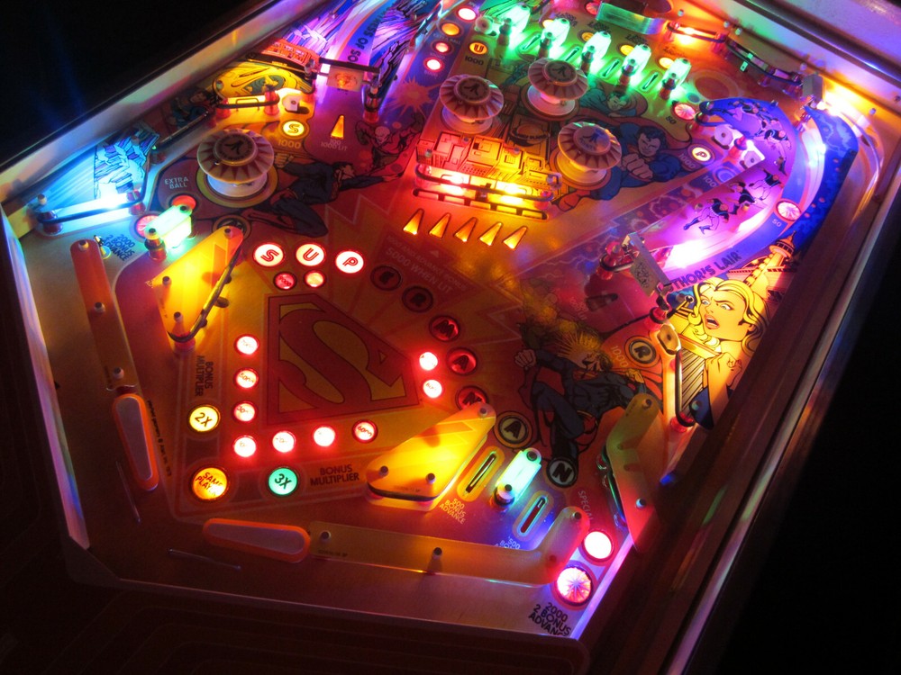 SUPERMAN Complete LED Lighting Kit custom SUPER BRIGHT PINBALL LED KIT