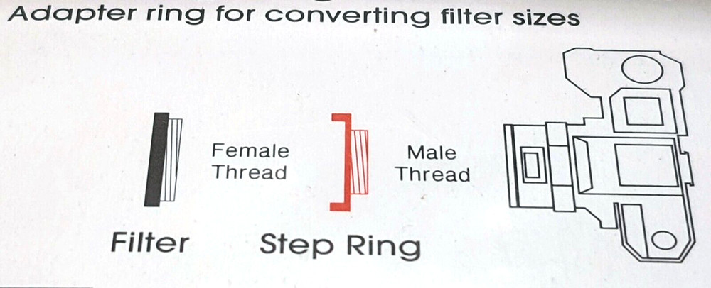 55-62mm Metal Step Up Lens Filter Converting Adapter Ring 55mm-62mm E55-E62